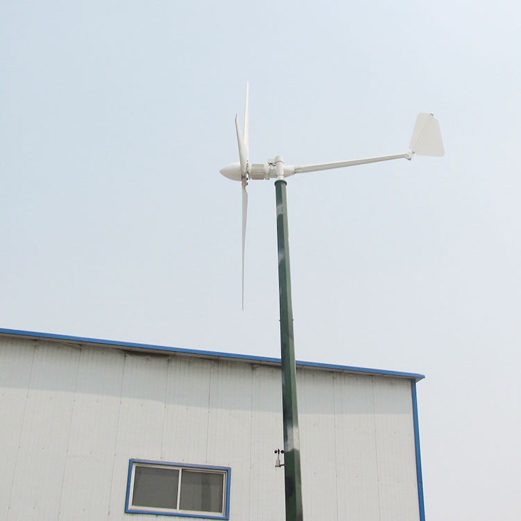 漢中市微風啟動 三相交流風力發電機 2千瓦家用小型發電系統