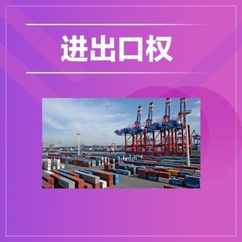 上海代办进出口权的费用和流程