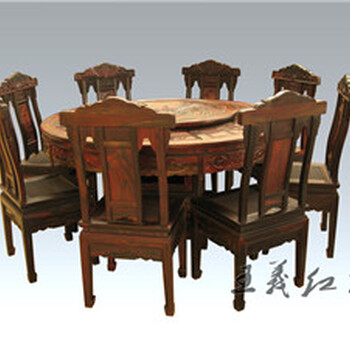 红木餐桌可根据客户不同需求定做红木餐桌王义红木文化大师品牌