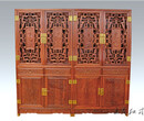 工艺大师红木书柜不偷工,不减料纯手工制造的红木书柜六件套