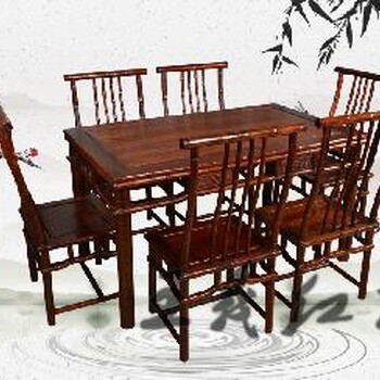 老红木餐桌家具图片及评价工艺大师红木餐桌家具作假手段