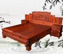 双人床报价单高级工艺师红木双人床独板大料红木双人床质量好