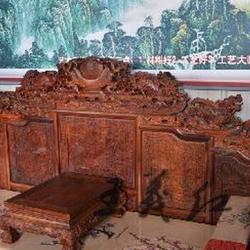 大紅酸枝家具生產(chǎn)廠家實木雕刻古典家具