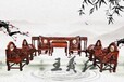 红木中堂家具镂空雕刻花纹仿古做工红木中堂家具品牌