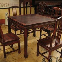 精品雕花大红酸枝茶台家具茶台家具工艺大师之作雕工细致图片