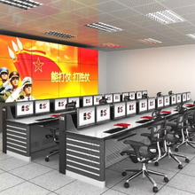 广州盛视直销厂家定制高端豪华操作桌现货监控室监控调度台管理中心安防工作台