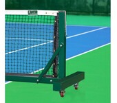 整体式移动网球柱配中心网铝合金网球柱球场移动网球支架