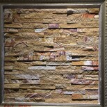 青灰色文化石粉石英文化石墙面装饰石材图片5
