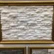 白色文化石锈石英蘑菇石墙面装饰石材