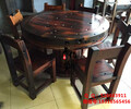 天津河東老船木茶桌椅組合批發客廳陽臺小戶型茶藝桌餐桌