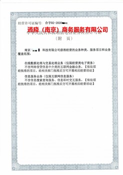 外商投资电信业务审定意见书