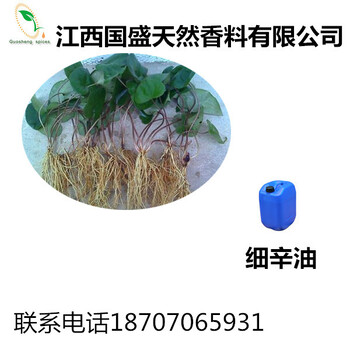 国盛植物香料供应细辛油萃取天然细辛精油