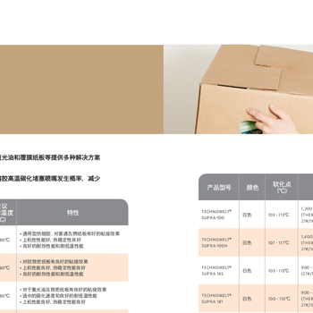 德国汉高封箱热熔胶贴标热熔胶解决方案TECHNOMELT