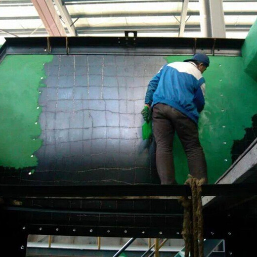 硫酸槽高温环氧玻璃鳞片油漆施工