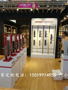 郑州AOC智能锁展柜指纹锁展示柜指纹锁展示架