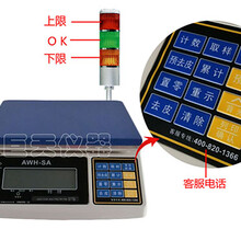 上下限报警功能电子秤，带报警功能电子秤10kg