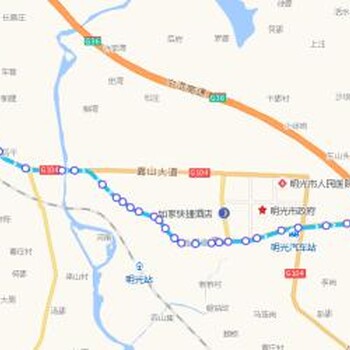 滁州市明光市公交2路广告