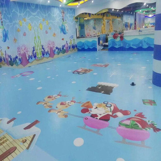 幼儿园塑胶地板PVC地板胶