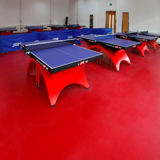乒乓球地板胶乒乓球地板铺装方法