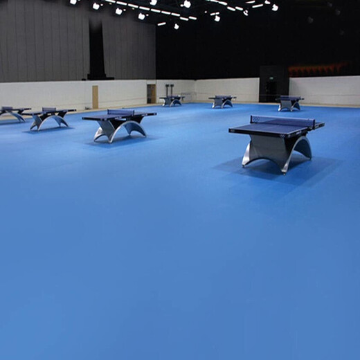 青岛乒乓球塑胶地板乒乓球运动地板胶