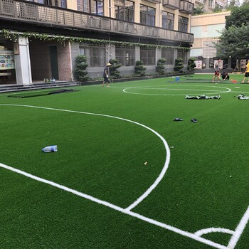 广州深圳人造草生产厂家50mm高足球运动草坪