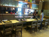 海南三亚茶餐厅桌椅批发，茶餐厅卡座沙发定制，深圳实木餐椅