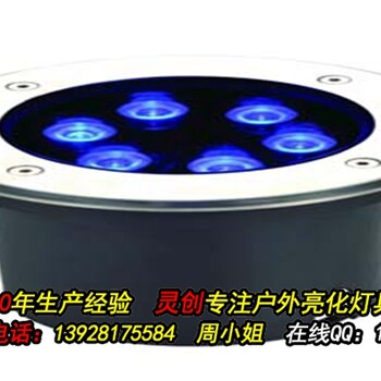 河北石家莊LED地埋燈晶元芯片防水IP66靈創(chuàng)照明