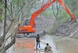 水上挖掘机出租--湿地沼泽清淤疏浚--内蒙古骏达水利