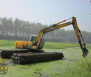 上海河道治理-上海水上挖掘机-河道清淤挖掘机出租图片