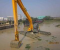 廣東清遠-水上挖掘機出租-濕地清淤挖掘機出租