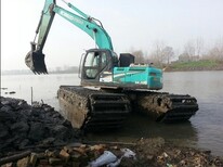 长葛水上挖掘机出租--挖掘机出租-湿地挖掘机出租价位低图片3