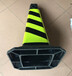 Shenzhen road cone manufacturer pure rubber road cone reflective ice cream cone 4kg heavy thickening