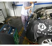 北京奔驰E系272发动机的机滤底座漏油换垫作业