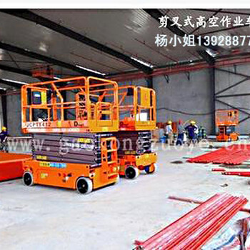 广州萝岗电动升降机出租，12米广告安装升降机租赁
