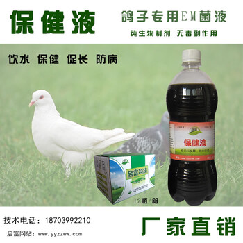 鴿子催肥促長em益生菌保健液啟富廠家批發(fā)價格