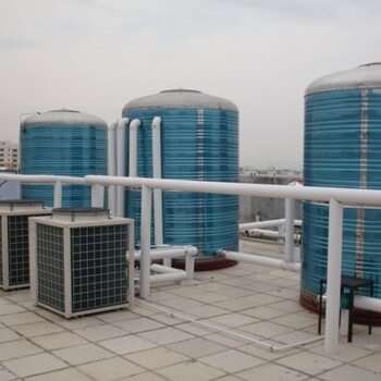 5P建筑工地空气能热水工程蔬菜大棚用空气能采暖工程