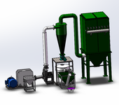 智皓机械透明片磨粉机PVC环保磨粉机