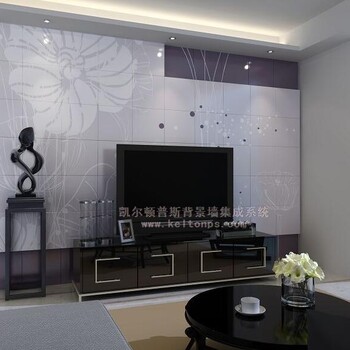 客厅背景墙装修效果图-迷之影-欧式风格电视墙-背景墙厂家全国包邮