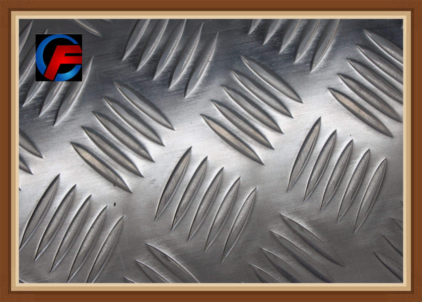 四平防滑花纹铝板价格五条筋压花铝板厂家