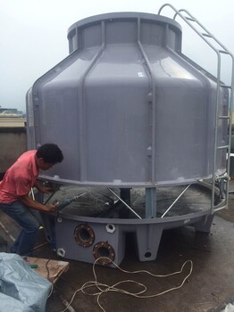 宜宾150T冷却塔化工设备降温冷水塔风度150T凉水塔150吨圆形冷却水塔
