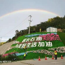 吕梁仿真绿植墙施工，户外大型仿真绿植墙，仿真树，仿真花景观