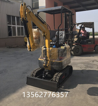 安陽市履帶泥土挖溝機全新微型挖掘機