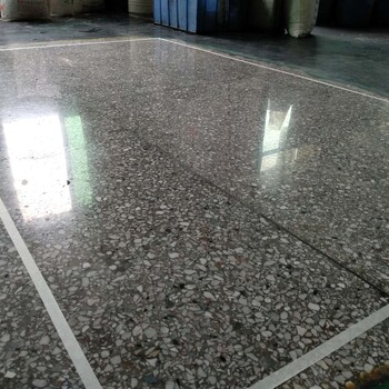 广东文毅地板承接水磨石地面翻新厂房水磨石打磨固化
