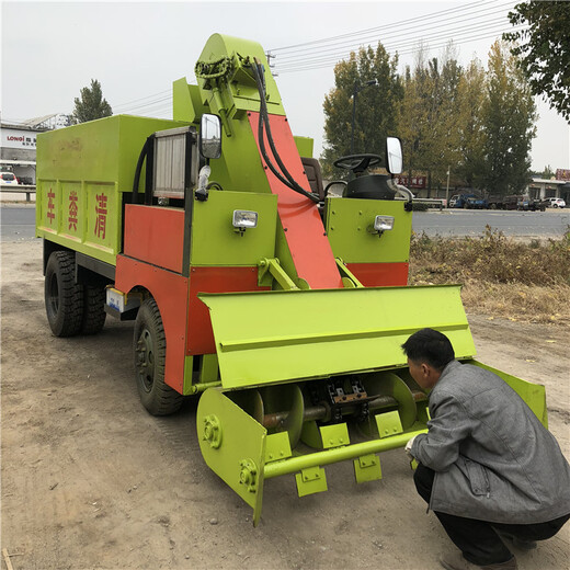 装粪运输三轮清粪车可定制刮粪车行驶座驾刮粪机