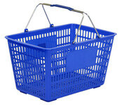 超市购物篮，购物筐，塑料购物篮厂家直销
