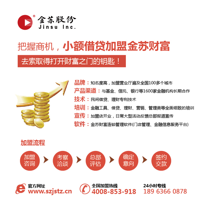 【广东小额贷款公司加盟正规合法的阳光品牌金