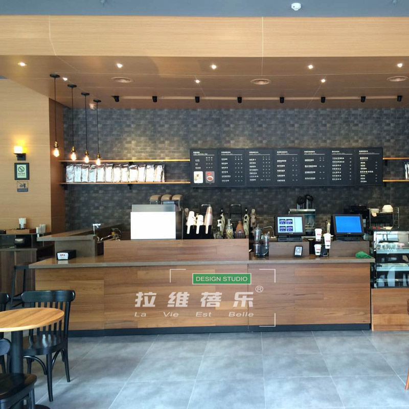 上海星巴克吧台定做咖啡店吧台厂家吧台设计