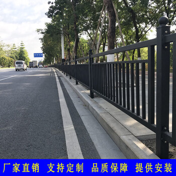 廣州鋅鋼市政護(hù)欄價(jià)格河源圓管道路京式護(hù)欄深標(biāo)鍍鋅隔離護(hù)欄