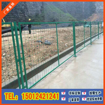1.8米高绿色围栏网河源铁丝网单价珠海边框护栏网