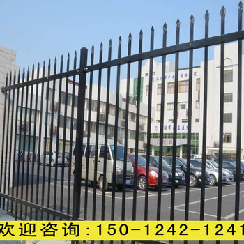 喷塑铁艺隔离栏惠州热镀锌围墙护栏住宅区锌钢围栏